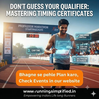 Marathon Timing Certificate Mistakes: Maine Kya Seekha aur Aapko Kya Karna Chahiye