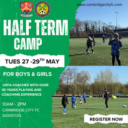 May Half Term Boys & Girls Camp Launched