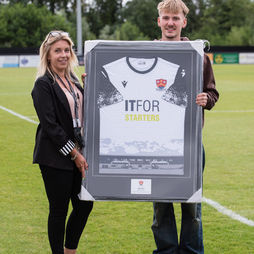Cambridge City FC thank Marketing Placement Student, Ben Saich