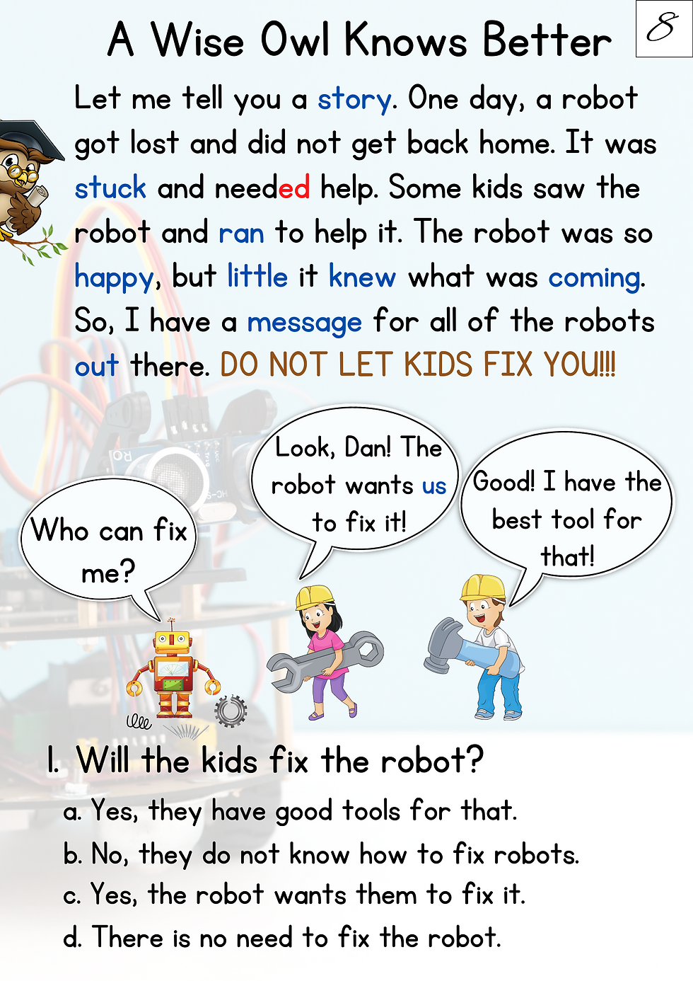 Thumbnail: Kids Read English Three Part 6