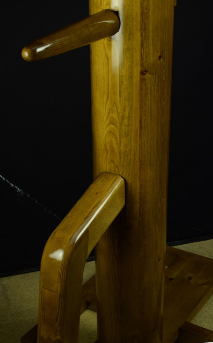 Thumbnail: Freestanding Wing Chun Wooden Dummy - Jacobean Oak