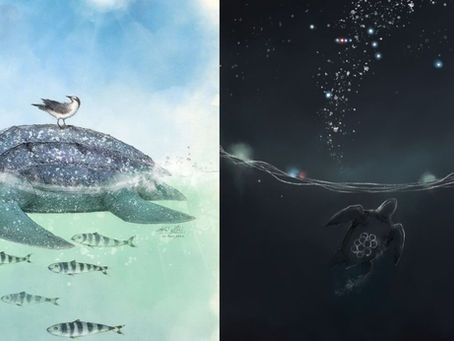 เต่ามะเฟือง:ร่มเงาที่หายไปในโลกร้อน