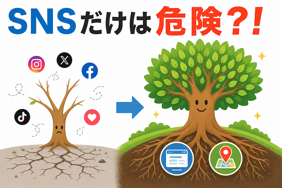 SNSだけで集客していると危険?!