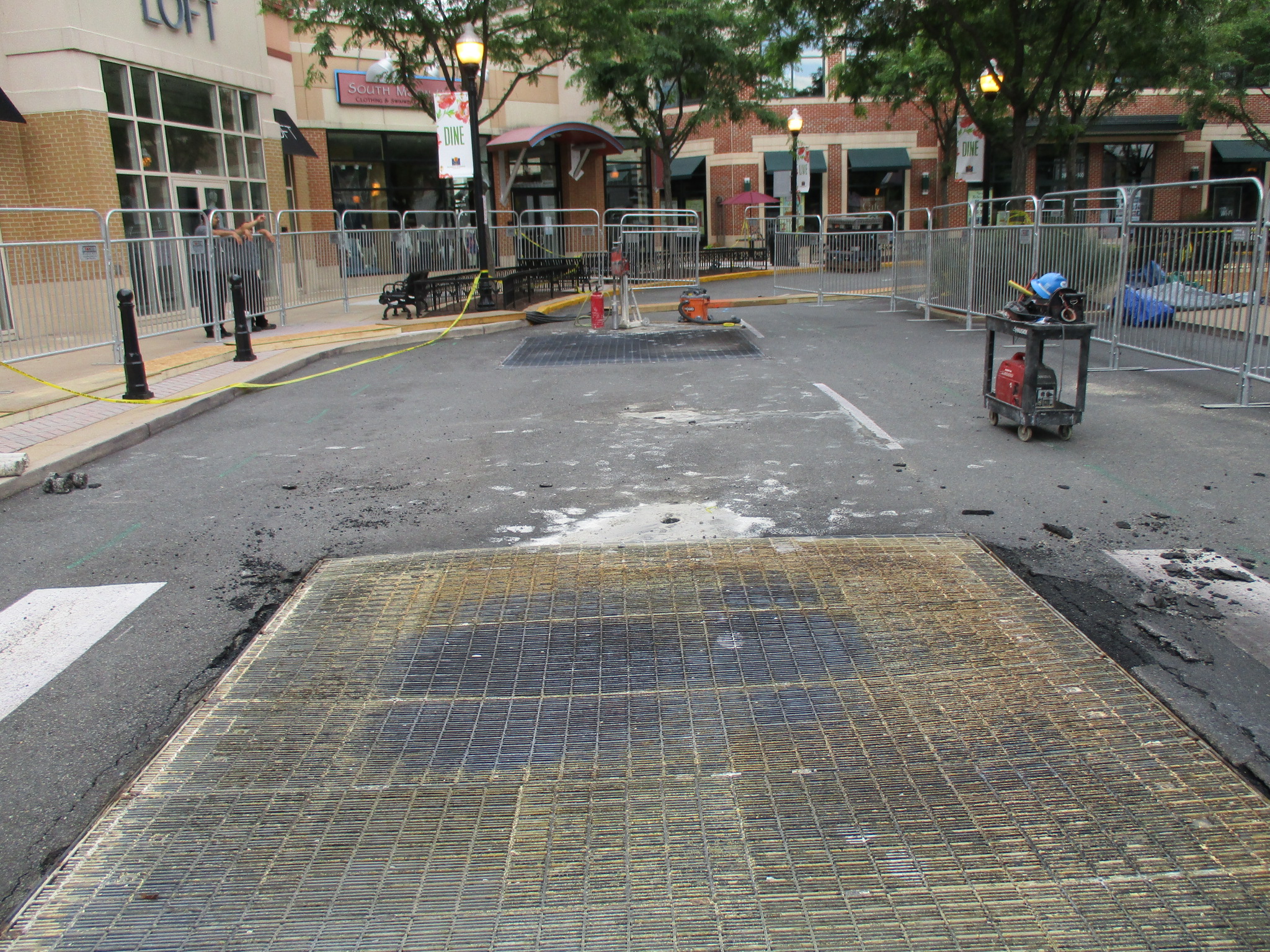 Market Common Vault Fire Damage