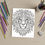 Thumbnail: Cat Colouring Pages 3