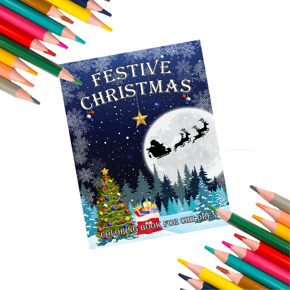 Christmas Colouring Book Front