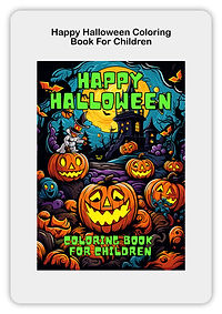 Halloween Coloring book for children