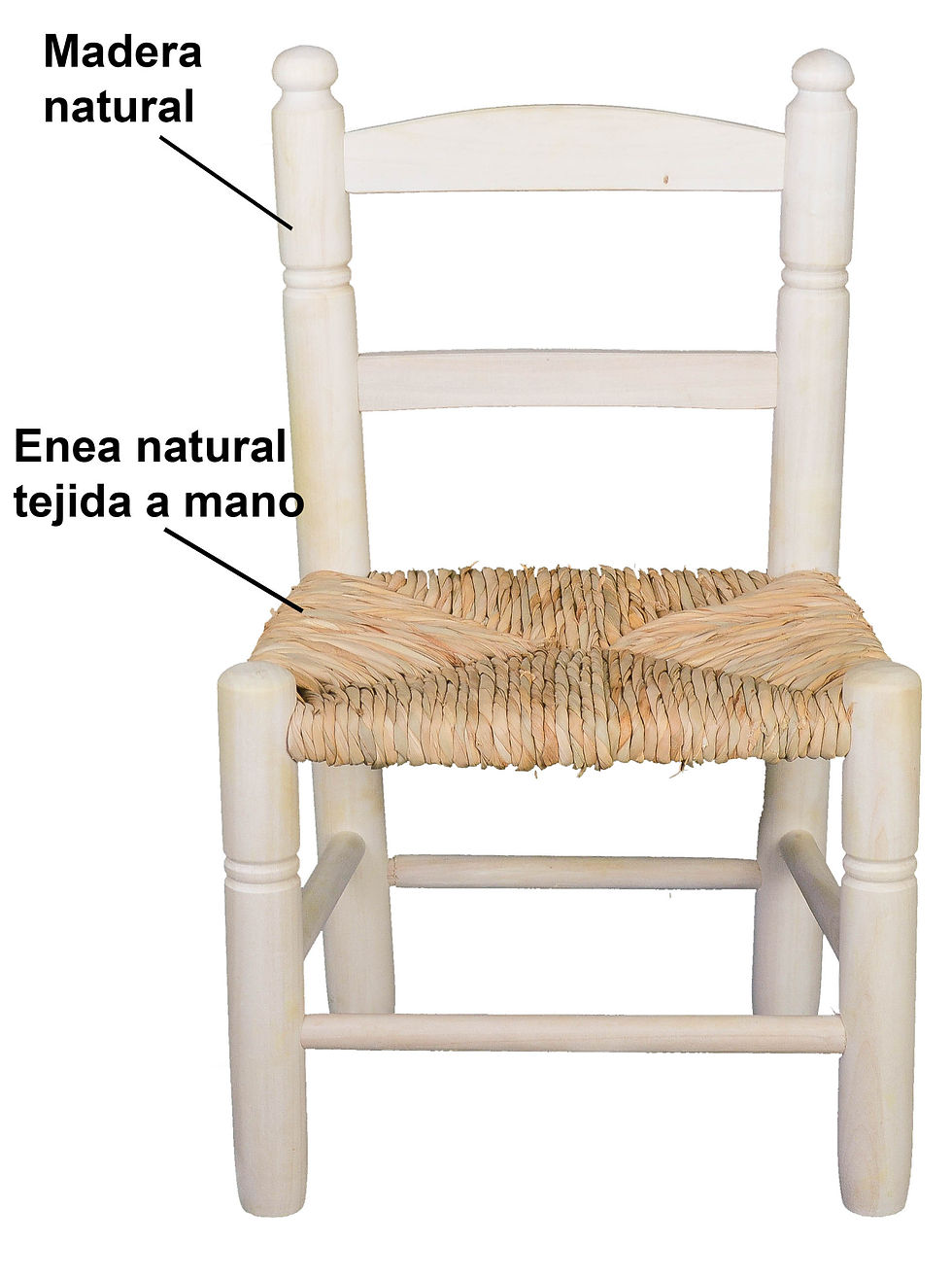 Thumbnail: Children's Bulrush Natural Chair