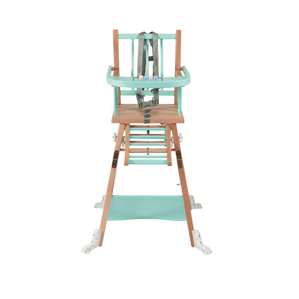Thumbnail: White Bicolor Transformable Highchair MARCEL