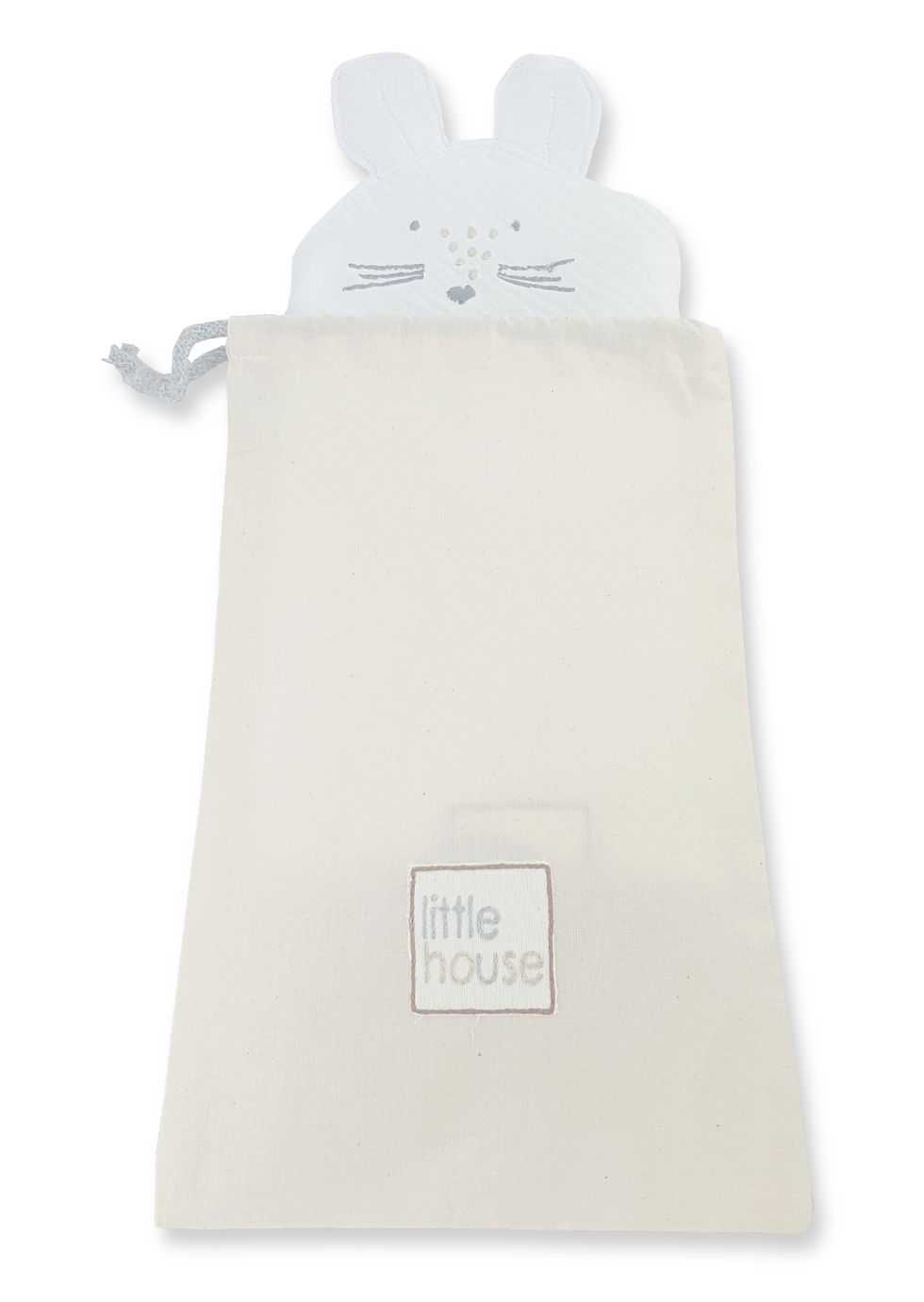 Thumbnail: Toallita Doudou Ratón Muselina Orgánica y Bamboo