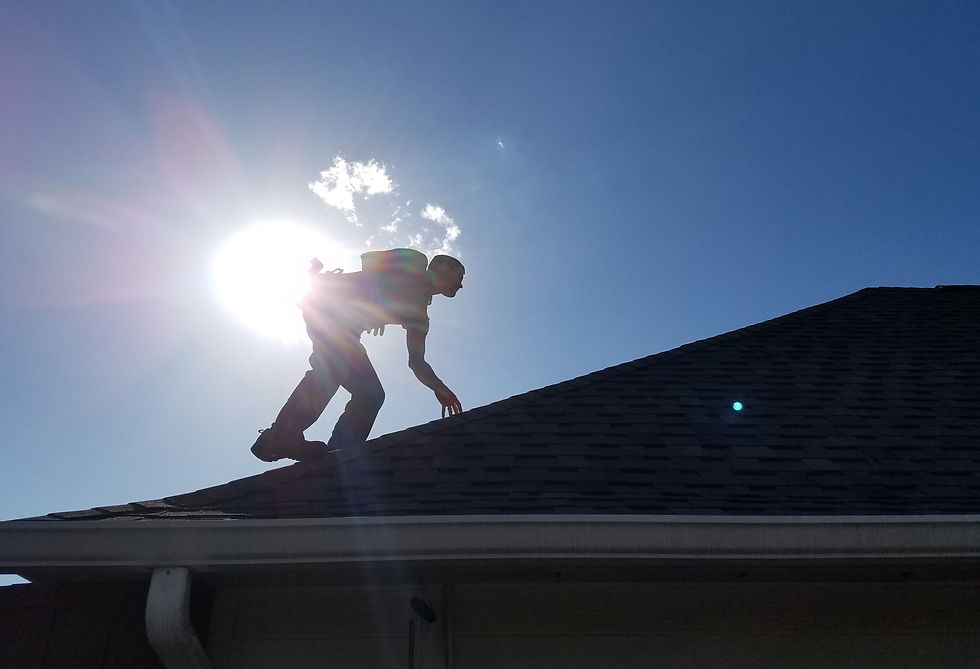 We inspect the entire roof