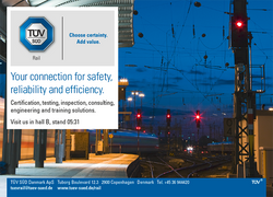 TÜV SÜD Rail Anzeige