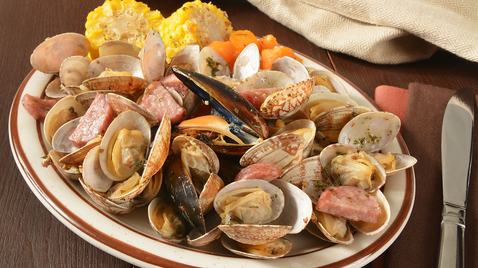 Eye-level view of rustic Italian kitchen counter with fresh pasta and ingredients