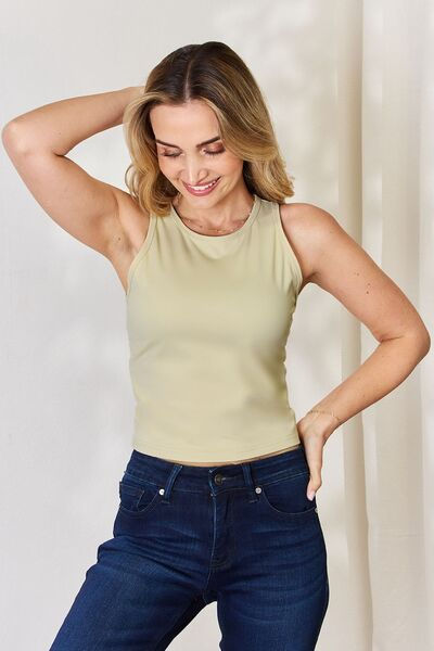Thumbnail: Essential Round-Neck Slim Tank-