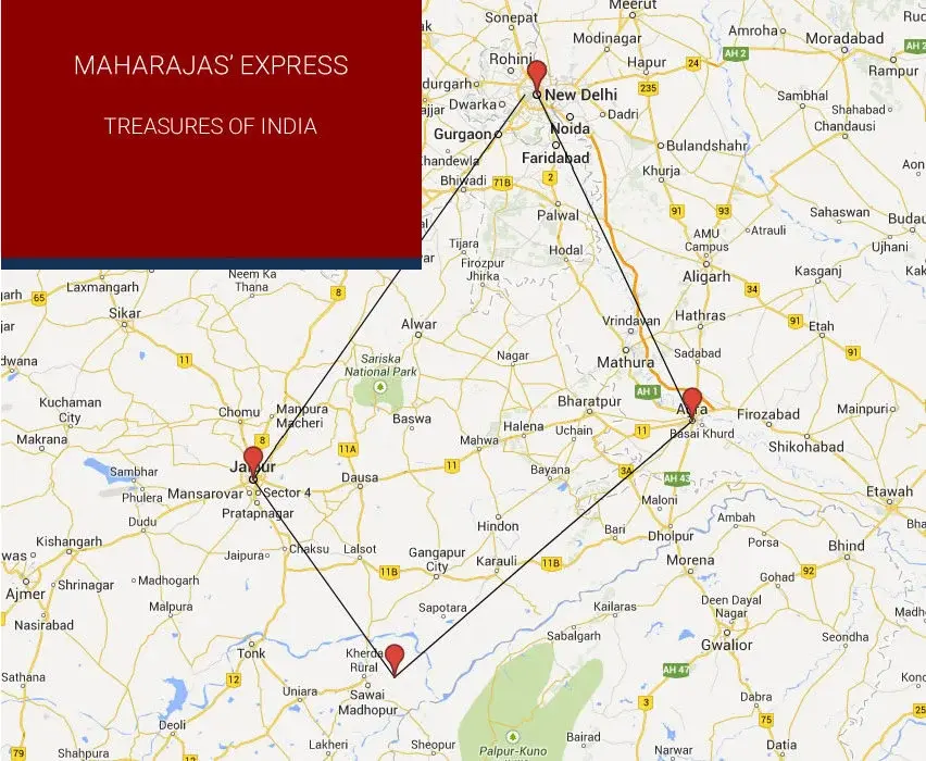 Maharaja's Express - Treasures of India Route