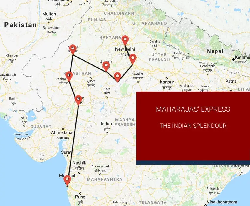 Maharaja's Express - The Indian Splendour Route