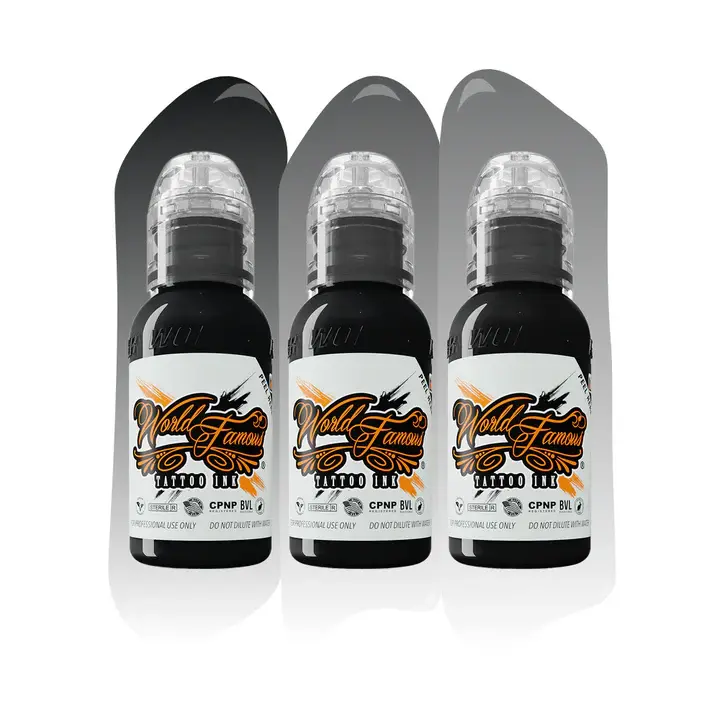 Set d'ombrage 3 bouteilles de World Famous Ink