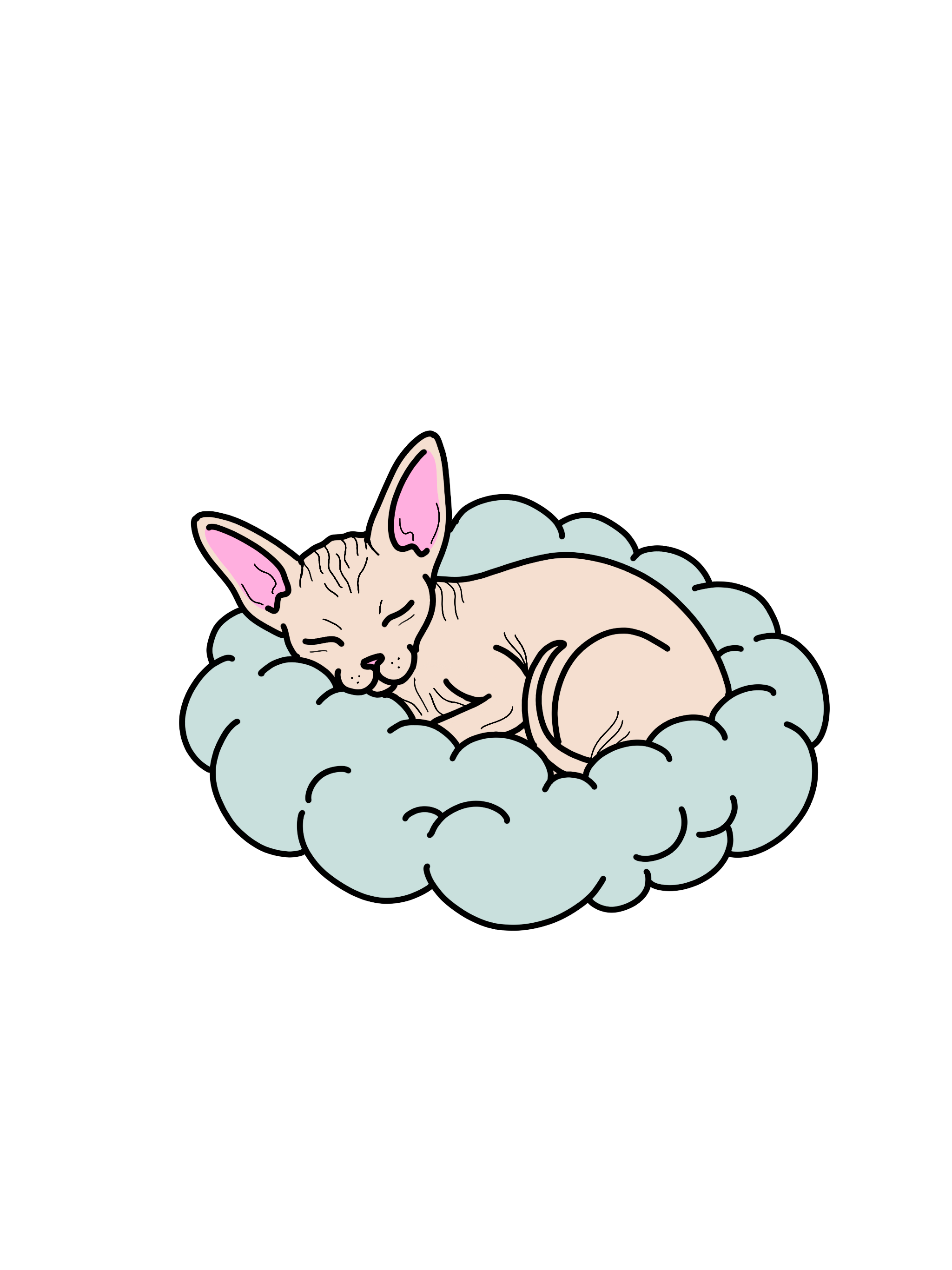 DREAM CAPS - Cloud Ink Caps