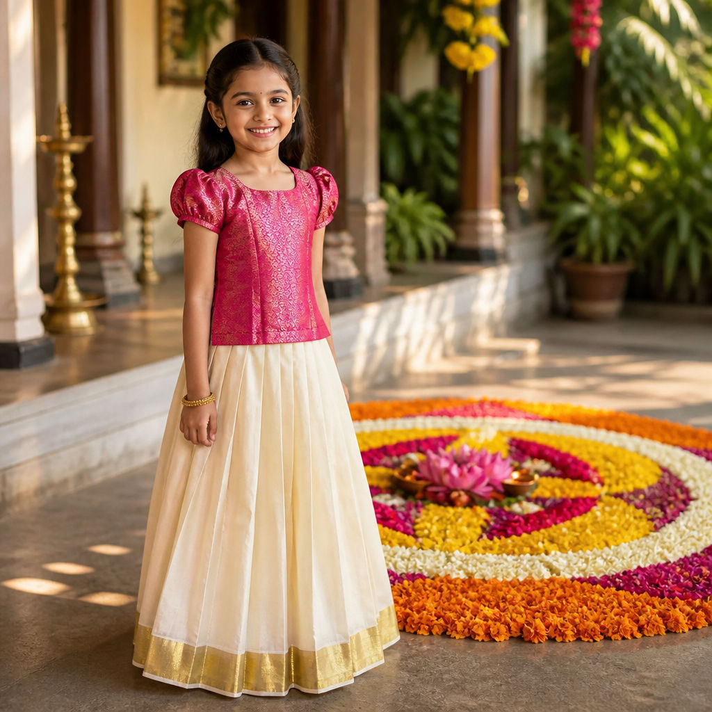 Onam girls  (8-9y)