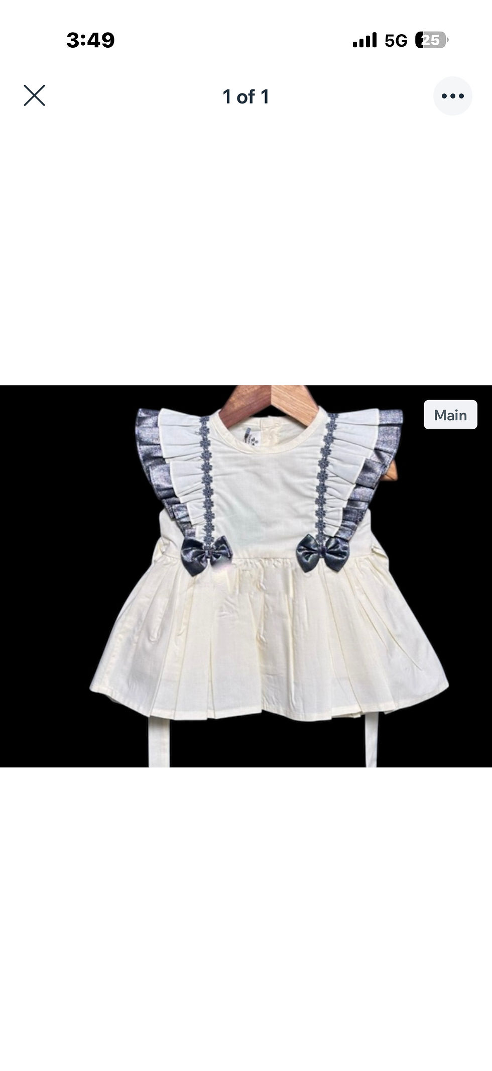 Thumbnail: Onam girls Frock (6M-3y)