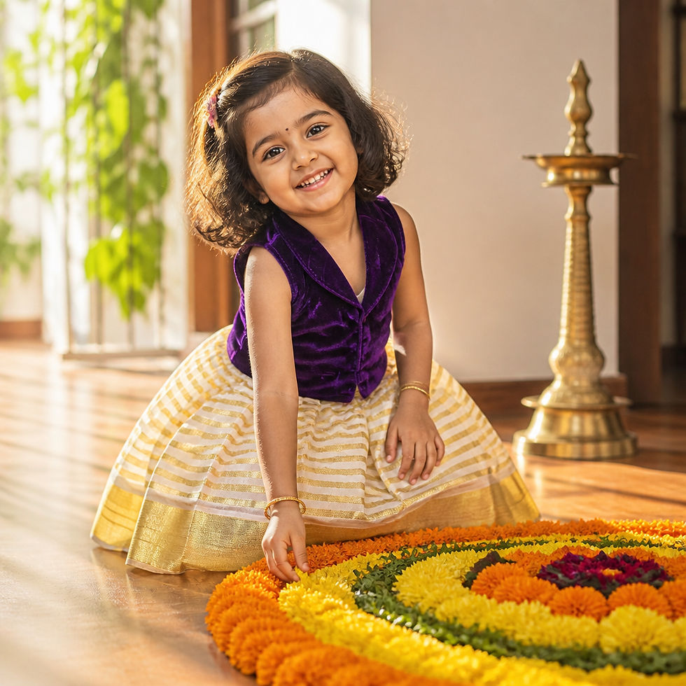 Thumbnail: Onam girls (3-4y)