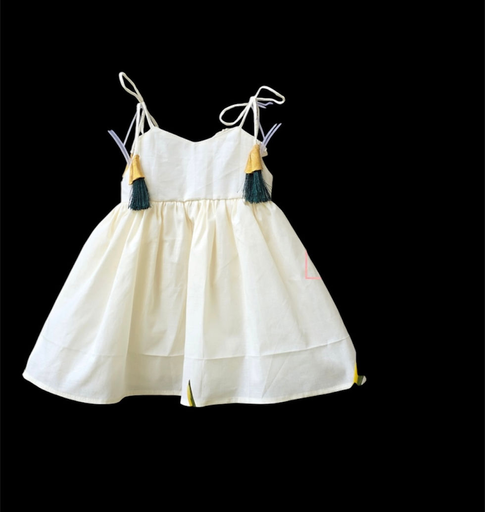 Thumbnail: Onam girls frock (0-6m)