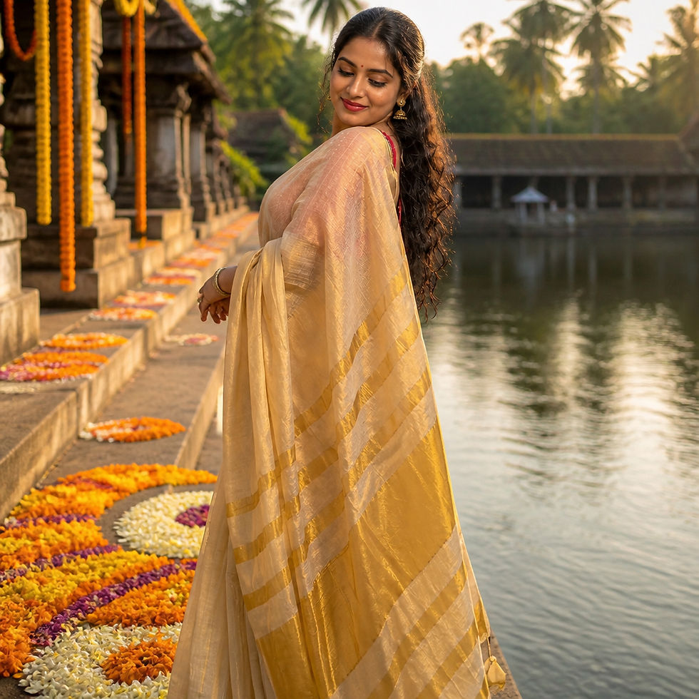Thumbnail: Onam saree 