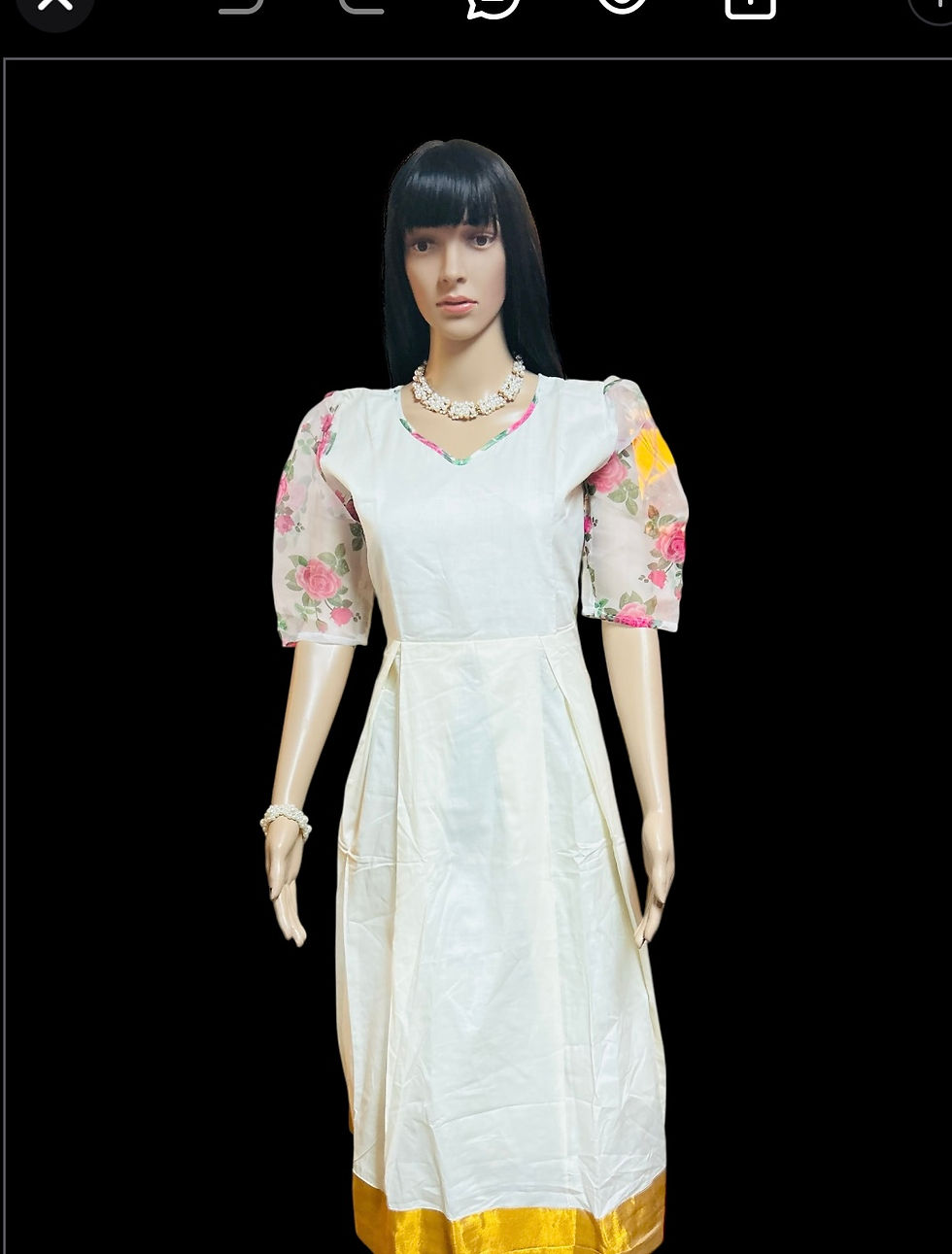 Thumbnail: Onam kurthi (38,40)