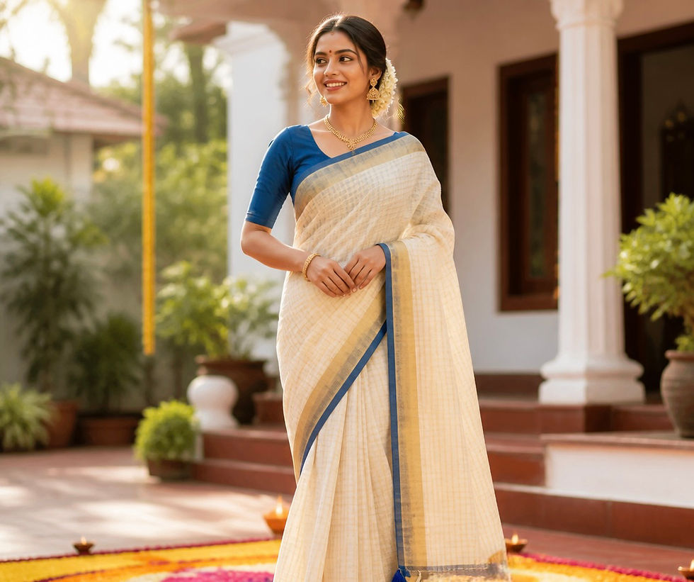 Thumbnail: Onam saree 