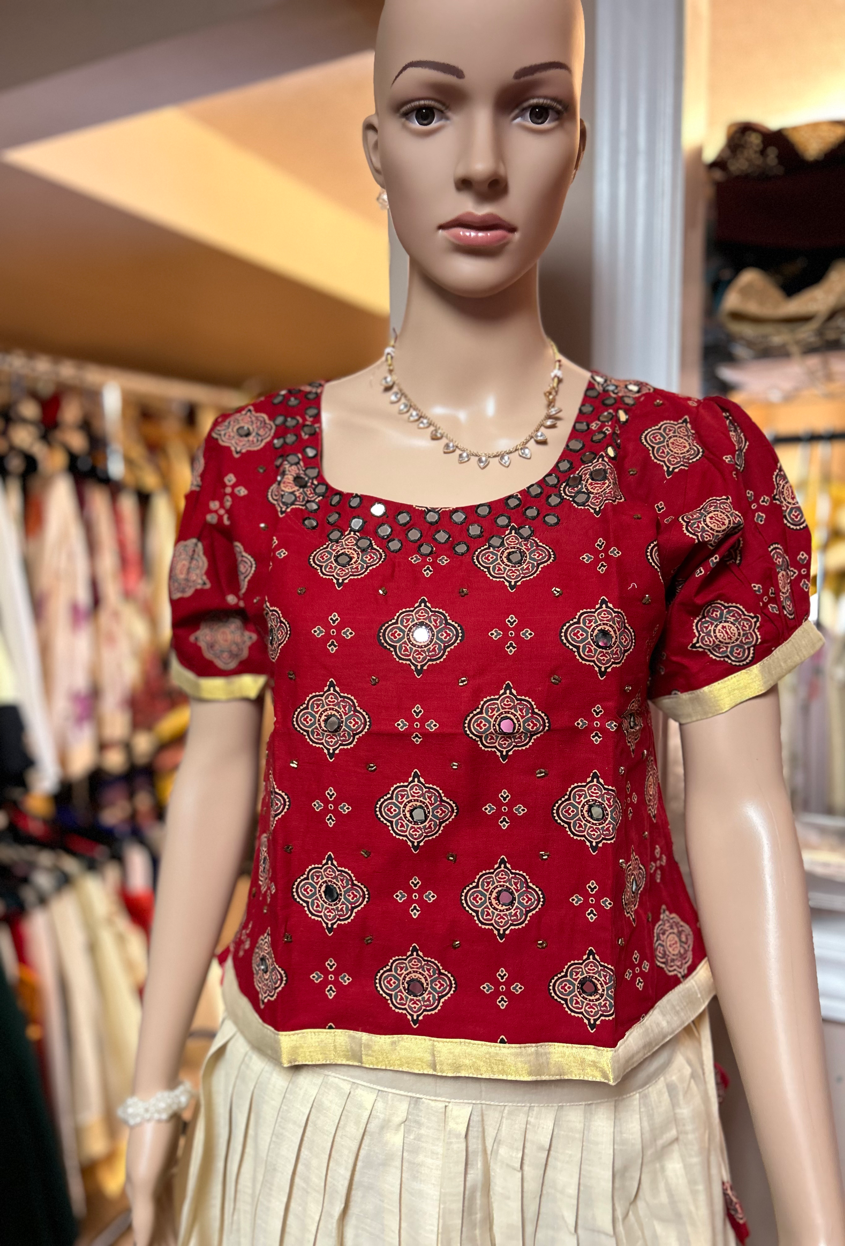 Onam skirt &Top (M,L,XL,XXL)