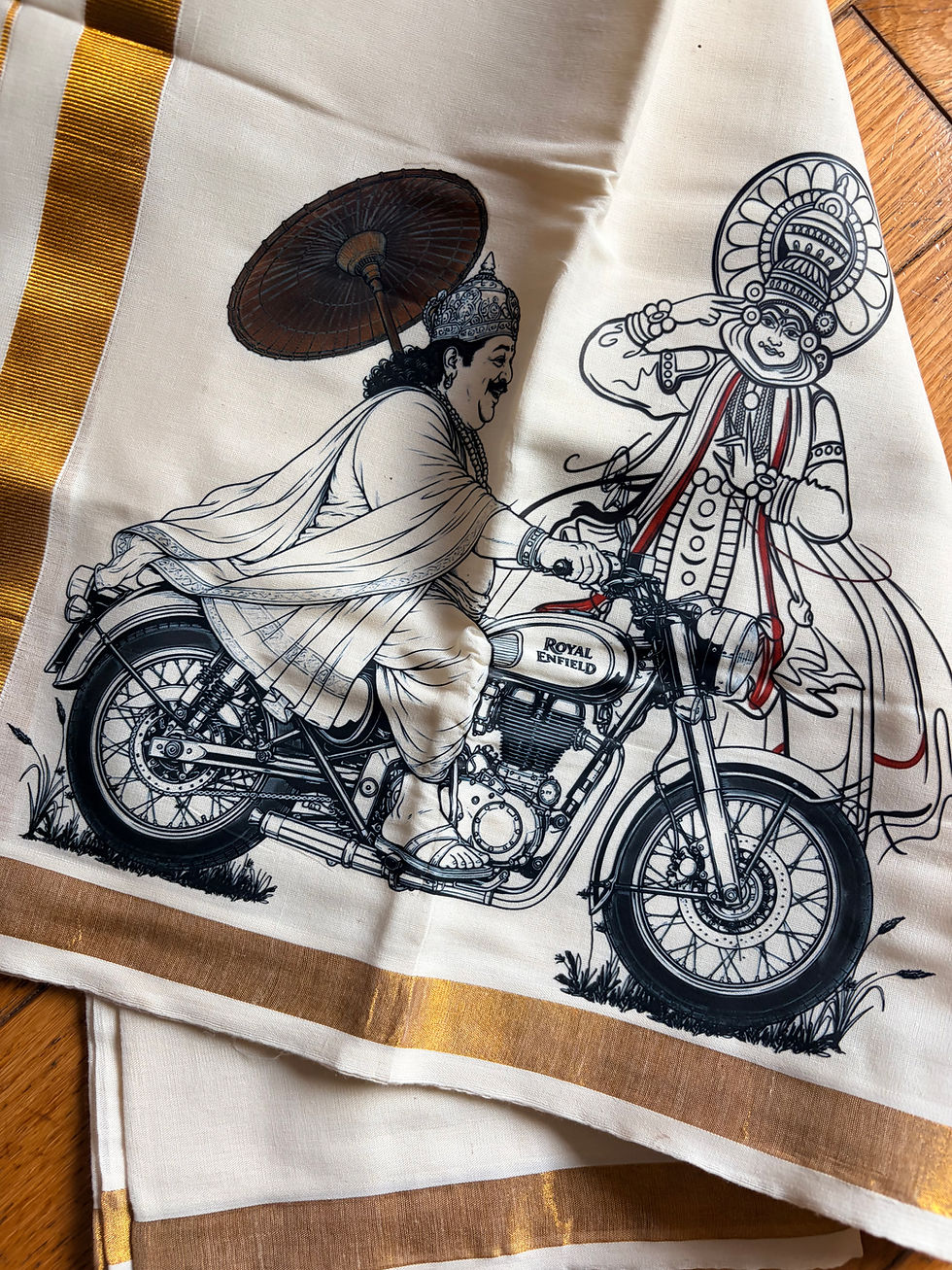 Thumbnail: Onam shirt Dhothi (3xl)