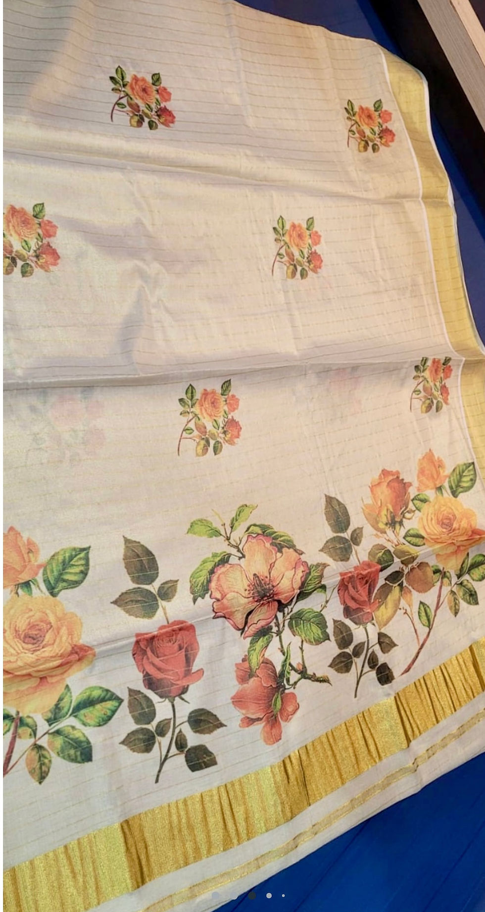 Thumbnail: Onam tissue saree 