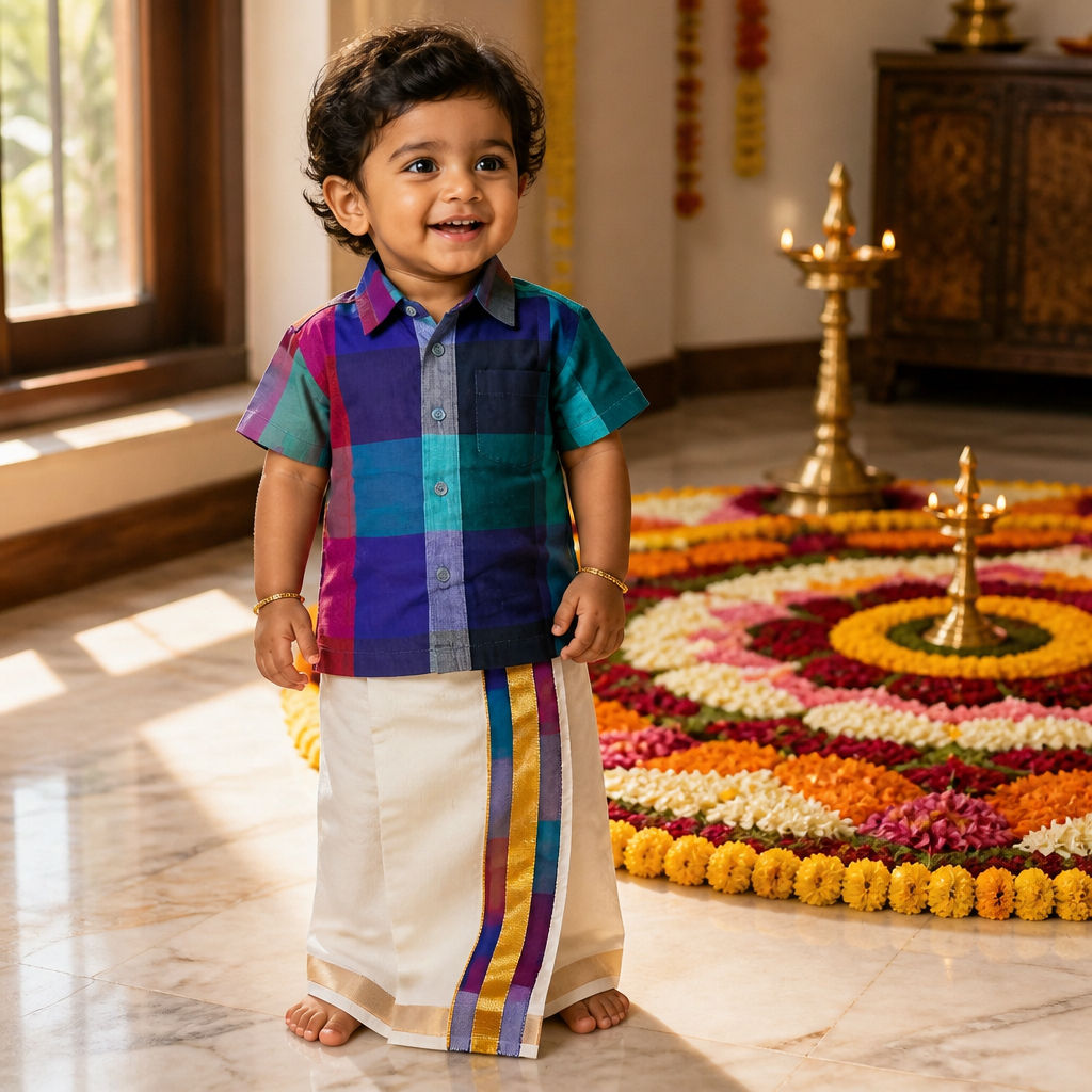 Onam shirt (1-2y)