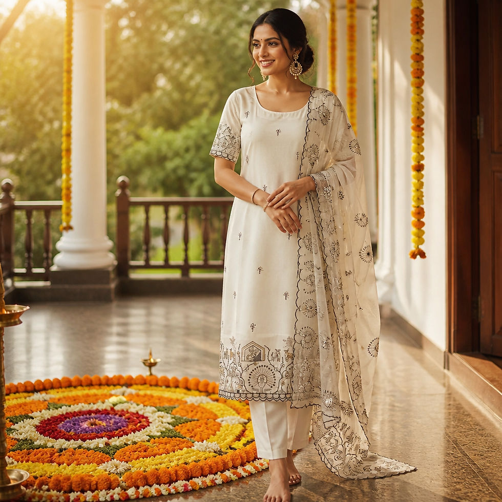 Thumbnail: Onam Kurthi (XL)