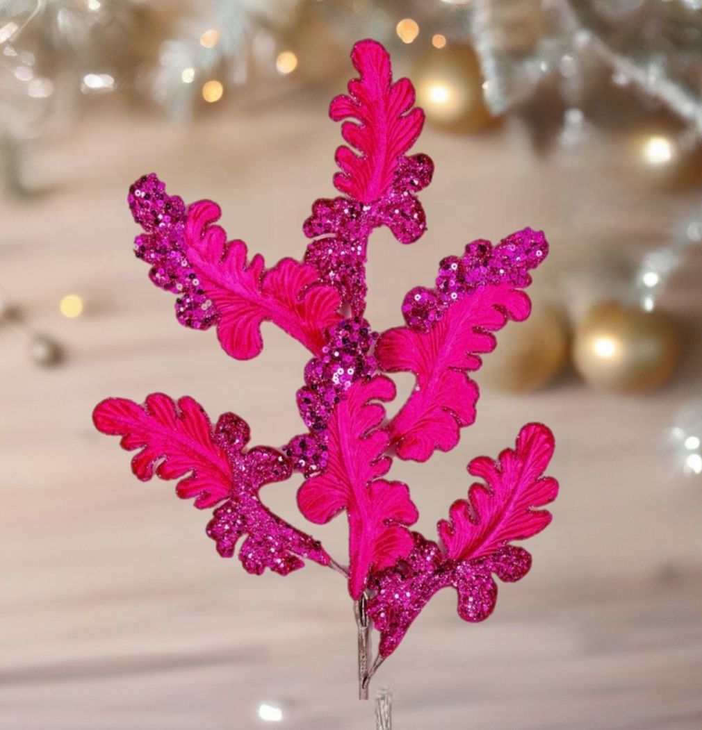 Bright Pink Acanthus Spray