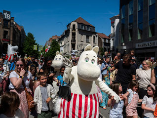 Moomin Parade in Brussels