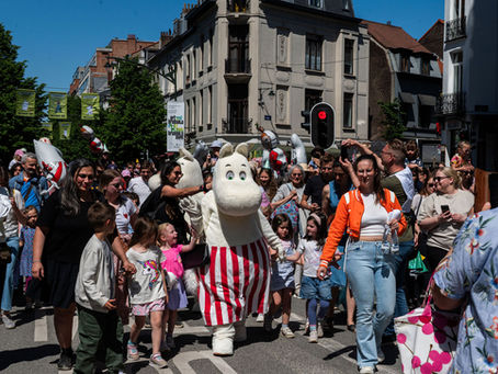 Today is the day! Moomin Parade in Brussels