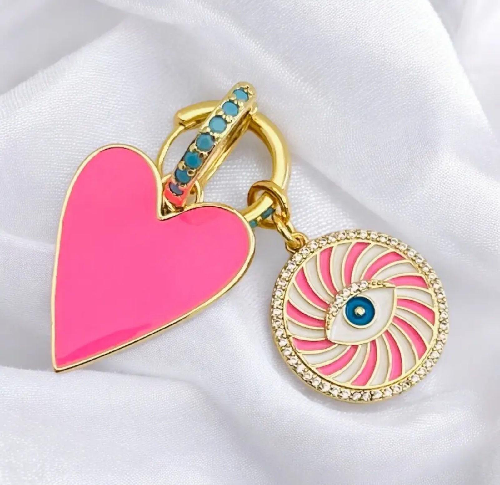 Tuella Pink Creolen