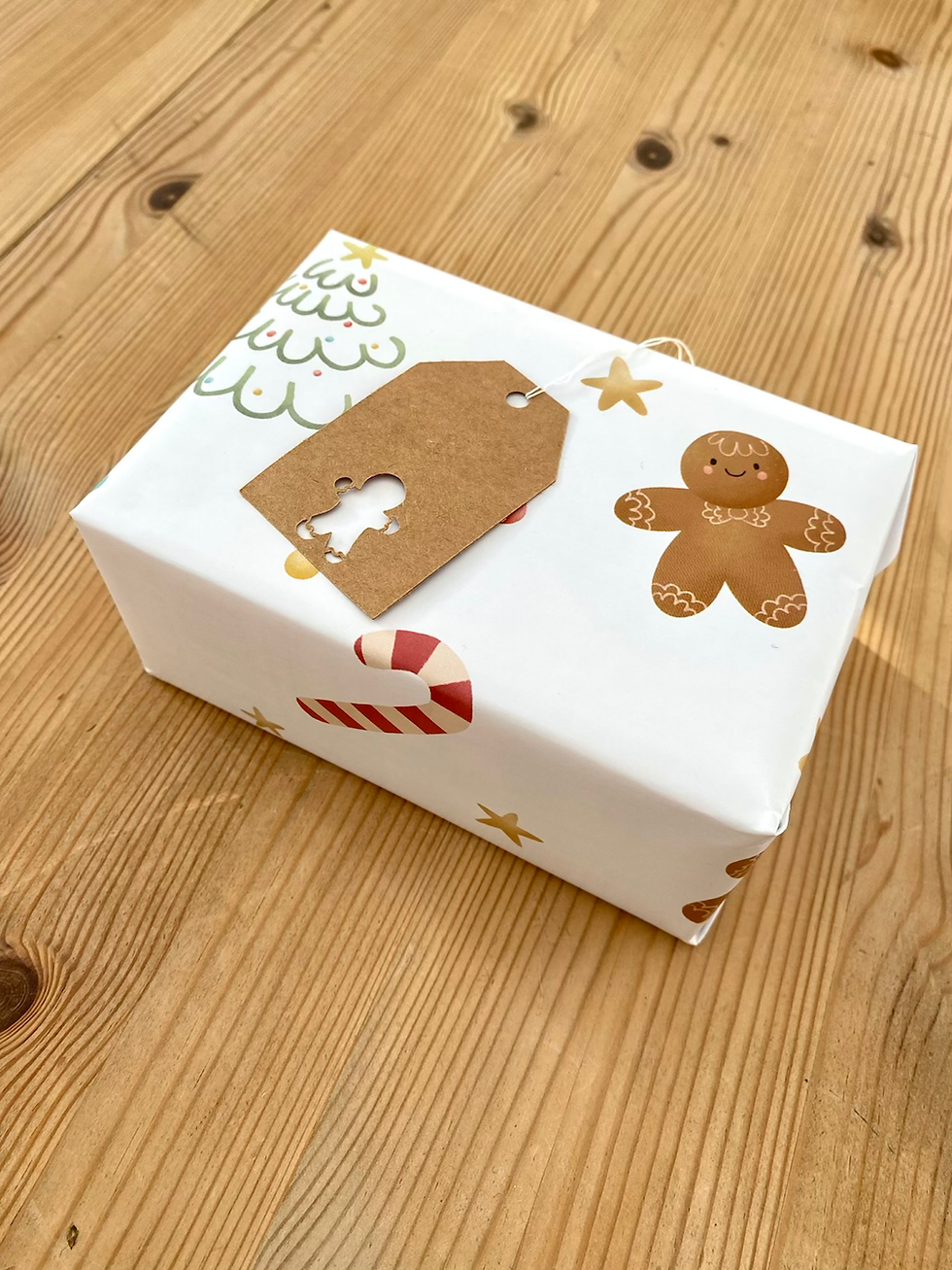 Thumbnail: Christmas Gingerbread Luxury Wrapping Paper