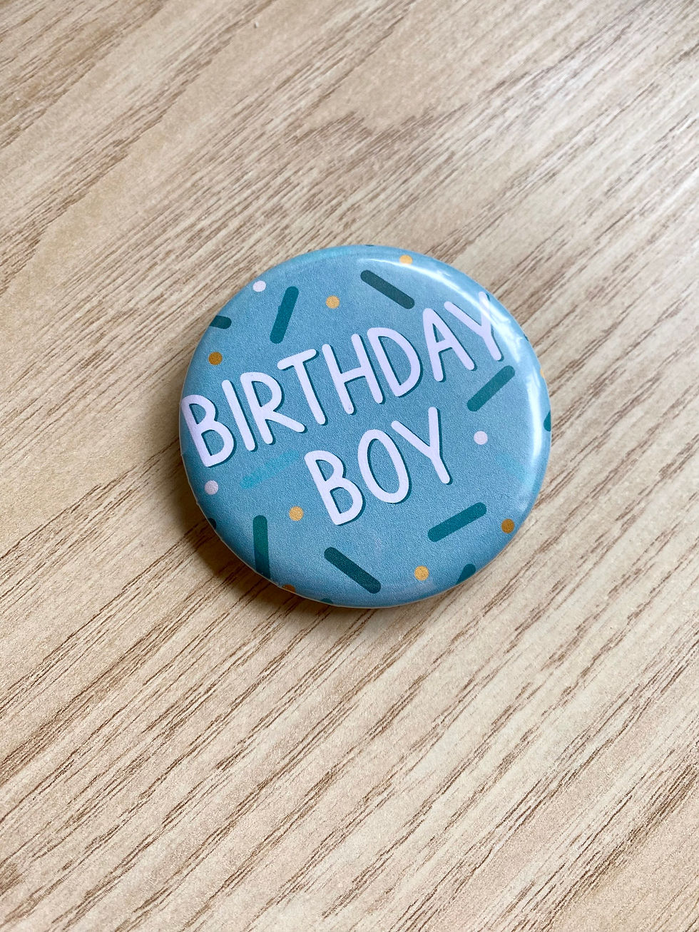 Thumbnail: Birthday Boy Sprinkles Badge