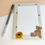 Thumbnail: Hungry Bear Busy Bee A6 Memo Pad