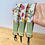 Thumbnail: three summer meadow flowers wristlets held in hand, showing flower details