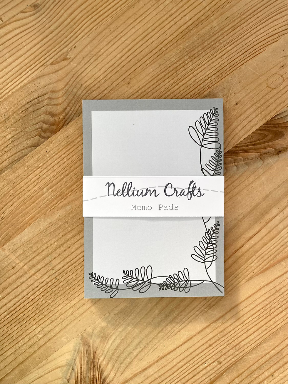 A6 Memo Pad - Minimalist Flowers set