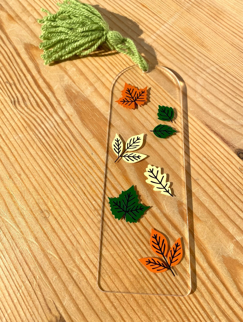 Thumbnail: Autumn Leaves - Acrylic Bookmark