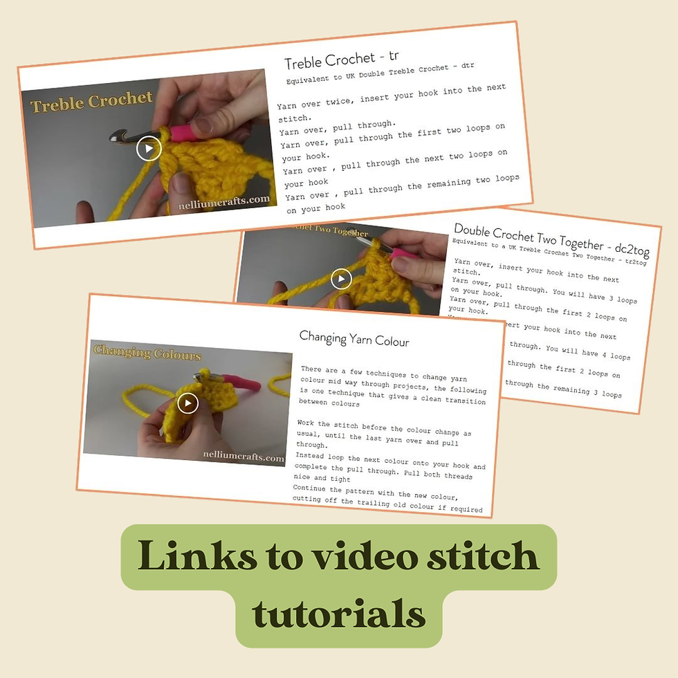 Thumbnail: Autumn Leaves Garland - Digital Crochet Pattern