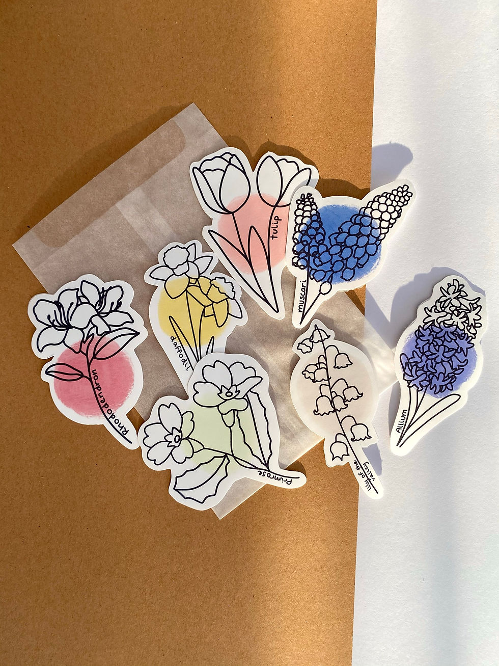 Thumbnail: Springtime Flowers Sticker Set
