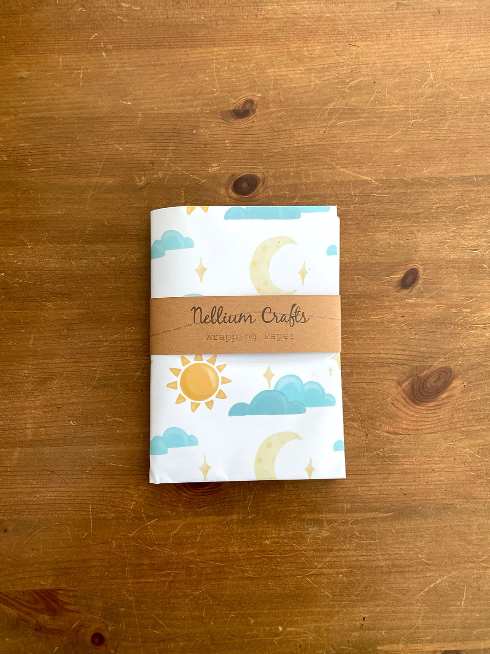 Thumbnail: Sun and Moon Luxury Wrapping Paper