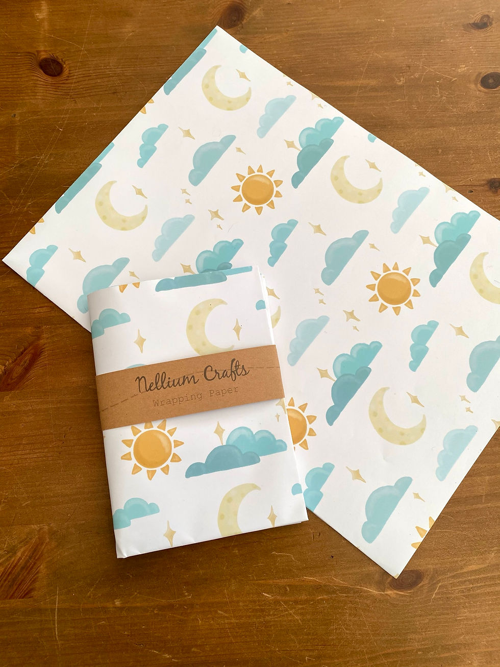 Thumbnail: Sun and Moon Luxury Wrapping Paper