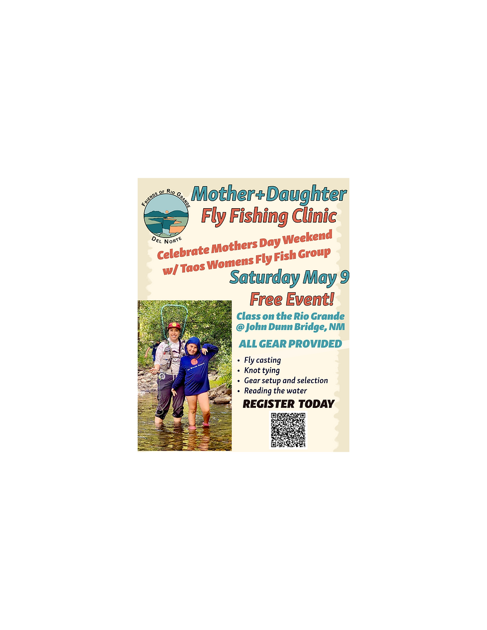 Mother + Daughter Fly Fishing Clinic