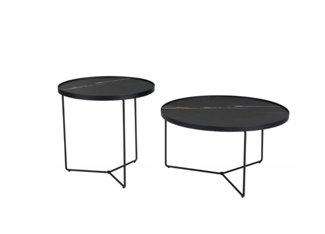 Maximalist Mid Century Coffee Table Set
